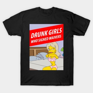 Drunk girls on DVD T-Shirt